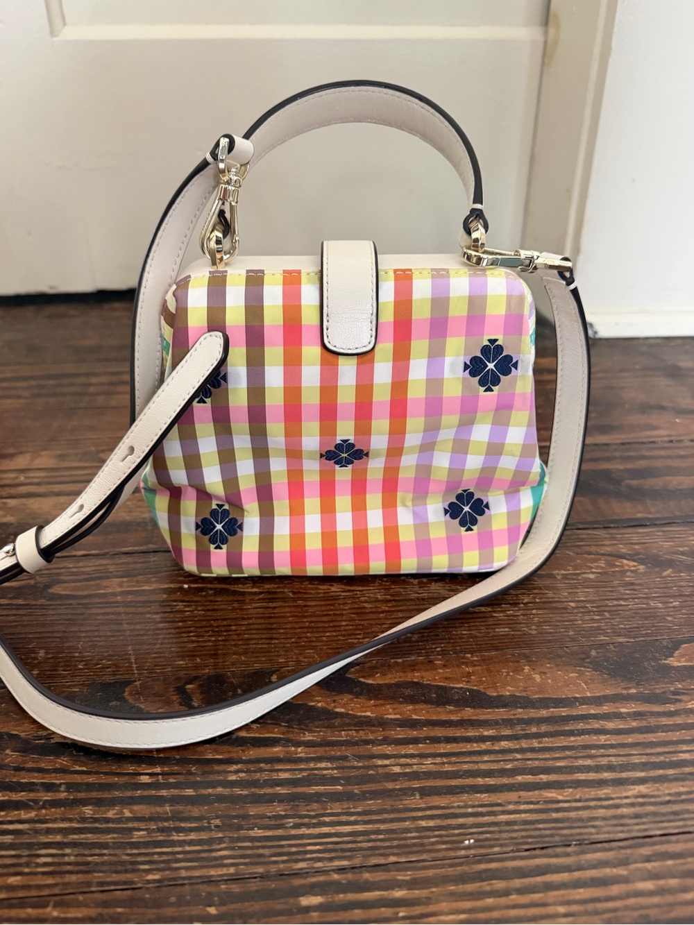 Kate Spade plaid bag - Picture 2 of 4